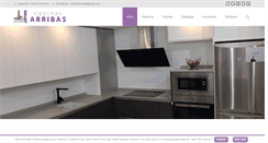 Desktop Screenshot of cocinasarribas.com